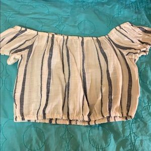 American Eagle off the shoulder top
